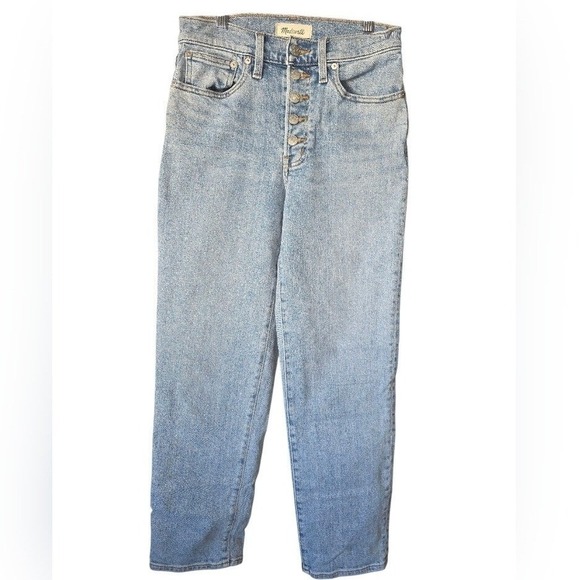 Madewell Denim - Madewell Light Blue Jeans Size 25 Button Fly Classic 5 Pocket Design 96% Cotton